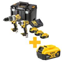 DeWALT DCK276P3T Accu combiset 2-delig (DCD996 + DCF887) 18V XR (3x) 5.0Ah in TSTAK