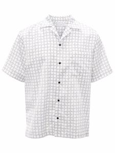 JW Anderson chemise à carreaux - Blanc