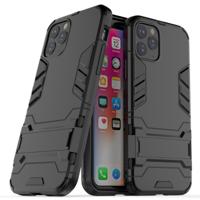 Schokbestendige PC + TPU case met houder voor 11 Pro (zwart)