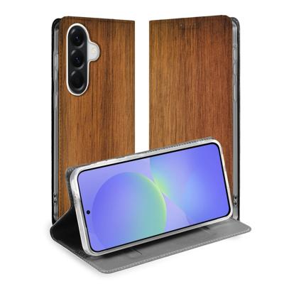 Samsung Galaxy A37 | Flip Style Cover | Donker Hout