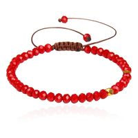 Memphis Armband Natuursteen - 4mm Facetkraal Red