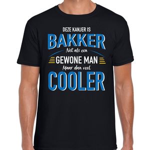 Deze kanjer is Bakker cadeau t-shirt zwart voor heren