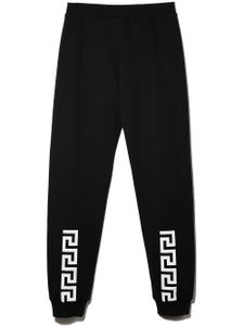 Versace Kids pantalon de jogging Greca Kids - Noir