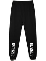 Versace Kids pantalon de jogging Greca Kids - Noir - thumbnail