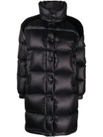 Moncler doudoune Nyong à coupe longue - Noir - thumbnail