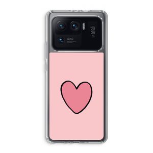 Hartje: Xiaomi Mi 11 Ultra Transparant Hoesje