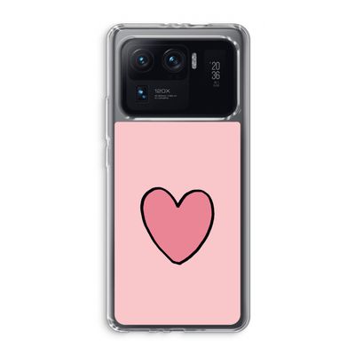 Hartje: Xiaomi Mi 11 Ultra Transparant Hoesje