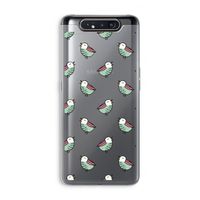 Vogeltjes: Samsung Galaxy A80 Transparant Hoesje