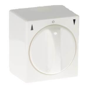 Opbouw jaloezie-draaischakelaar wit - 4660110