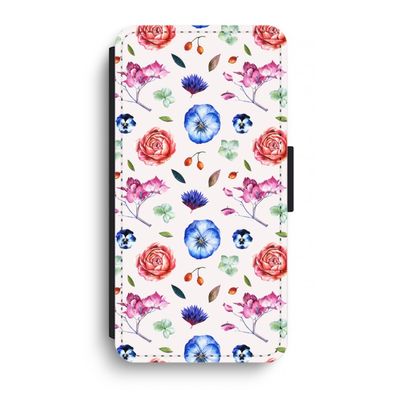 Bloemetjes: iPhone XR Flip Hoesje