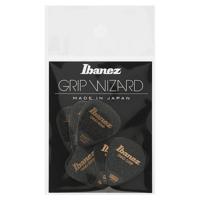 Ibanez PPA14MSG-BK Grip Wizard Sand Grip 0.80mm Plectrum 6-Pack - Zwart