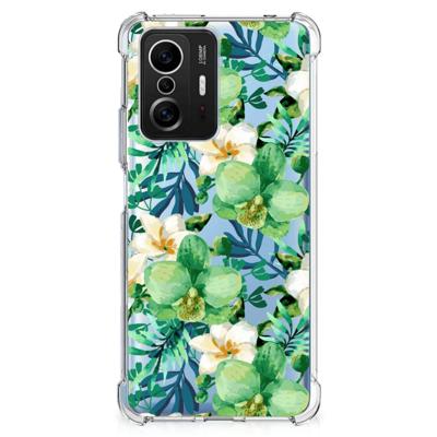Xiaomi 11T | 11T Pro Case Orchidee Groen Xiaomi 11T | 11T Pro Case Orchidee Groen