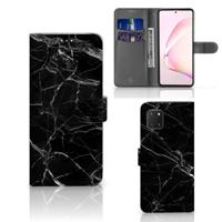 Samsung Note 10 Lite | Bookcase | Marmer Zwart - Origineel Cadeau Vader