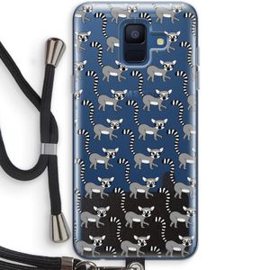 Makis: Samsung Galaxy A6 (2018) Transparant Hoesje met koord