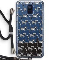 Makis: Samsung Galaxy A6 (2018) Transparant Hoesje met koord