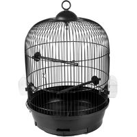 Vogelkooi Erla 1 Zwart 34 x 34 x 52 cm Flamingo Zwart - thumbnail