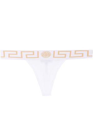 Versace string Greca Border - Blanc