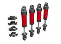 Traxxas - Shocks, GTM, 6061-T6 aluminum (red-anodized) (fully assembled w/o springs) (4) (TRX-9764-RED) - thumbnail