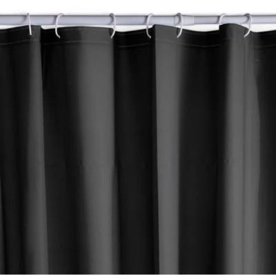 Wafel Douchegordijn - Zwart - PEVA - 180 x 200 cm - 12 Haken - UTILITY - TODAY