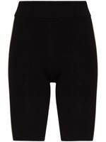 St. Agni short cycliste à bandes contrastantes - Noir