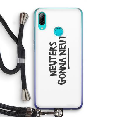 Neuters: Huawei P Smart (2019) Transparant Hoesje met koord