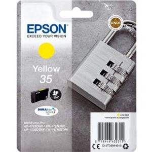 Epson Padlock Singlepack Yellow 35 DURABrite Ultra Ink
