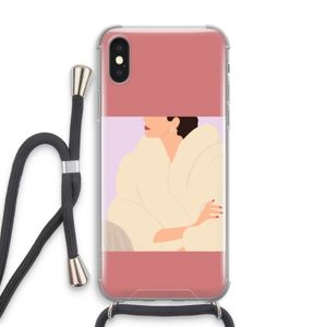 Cosy: iPhone X Transparant Hoesje met koord