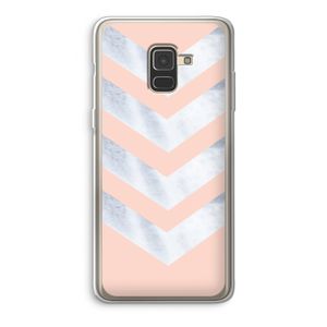 Marmeren pijlen: Samsung Galaxy A8 (2018) Transparant Hoesje