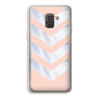 Marmeren pijlen: Samsung Galaxy A8 (2018) Transparant Hoesje