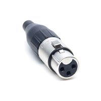 Amphenol AC3F XLR Connector 3-polig XLR Kabeldeel Female AC Serie