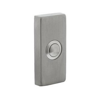 Intersteel Deurbel rechthoekig verdekt rvs