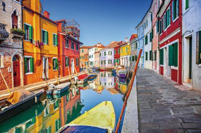 JigSaw Venetië huis - Venice house 1000 Stukjes Puzzel 50 x 70 cm Puzzle Vanaf 14+