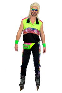 Party Outfit 80&apos;s tijger Heren