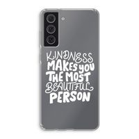 The prettiest: Samsung Galaxy S21 FE Transparant Hoesje