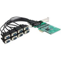Delock 89336 PCI Express x1-kaart naar 8 x seriële RS-232 hoge snelheid 921K