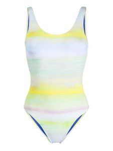 Paul Smith maillot de bain rayé à encolure ronde - Vert