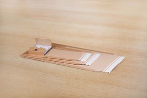 Raadhuis RD-351163-10 Wikkelverpakking CD 147x125x55mm Bruin 10 Stuks