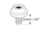 Surefas Caf-compo Screw Stud M6 Wit (100) Default