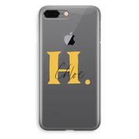 Amber Script: iPhone 8 Plus Transparant Hoesje