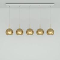 Tom Dixon Mirror Ball 25 cm Linear LED Hanglamp - Goud