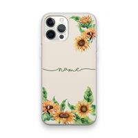 Zonnebloemen: iPhone 12 Pro Max Transparant Hoesje