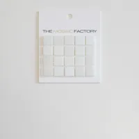 The Mosaic Factory Amsterdam Mozaiek Tegel Vierkant - Witte Mix Glas Basic 322x322 mm The Mosaic Factory Amsterdam Mozaiek Tegel Vierkant - Witte Mix Glas Basic 322x322 mm