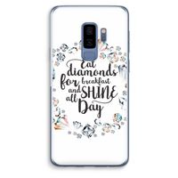 Diamonds: Samsung Galaxy S9 Plus Transparant Hoesje