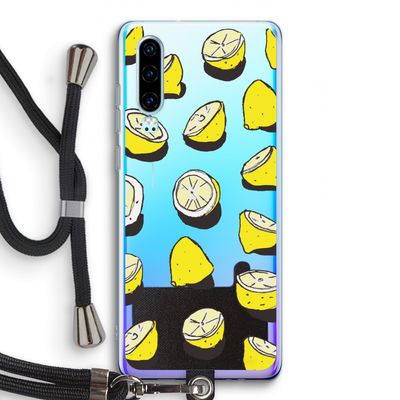 When Life Gives You Lemons...: Huawei P30 Transparant Hoesje met koord