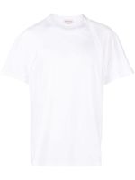 Alexander McQueen t-shirt à effet harnais - Blanc