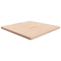 Tafelblad vierkant 90x90x4 cm onbehandeld massief eikenhout Tafelblad vierkant 90x90x4 cm onbehandeld massief eikenhout