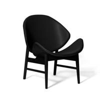 Warm Nordic The Orange fauteuil gestoffeerd Challenger Black, zwart