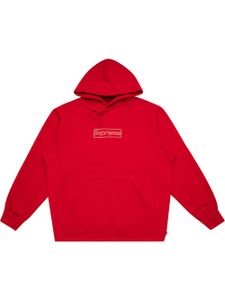 Supreme hoodie Kaws Chalk à logo - Rouge