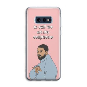 Hotline bling: Samsung Galaxy S10e Transparant Hoesje