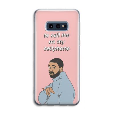 Hotline bling: Samsung Galaxy S10e Transparant Hoesje